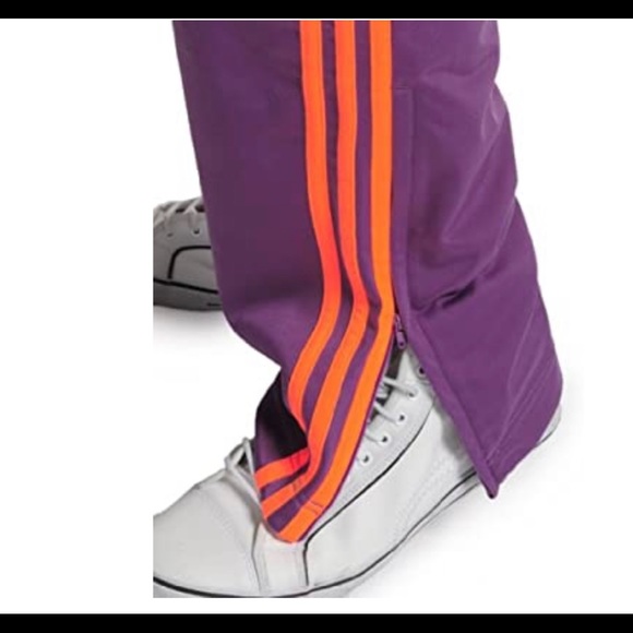 SOLD ADIDAS PURPLE ORANGE ADI FIREBIRD TRACK - Picture 4 of 8